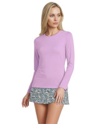 Women's SunShade UPF 50 Long Sleeve Rash Guard Swim Tee