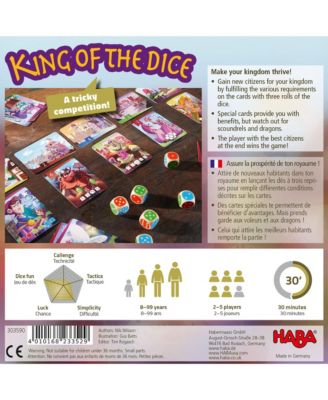 King of The Dice - A Tricky Skill and Luck Dice Board Game, Perfect for Family Games and Kid Games for Ages 8 Years and Up