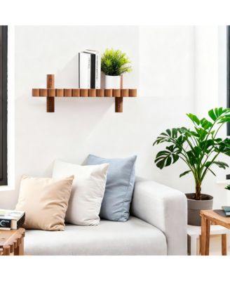 Modern Scalloped Wall Shelf for Home Decor