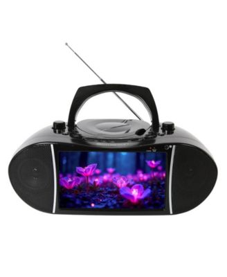 EDL-2901 Bluetooth Boombox TV and DVD Player with 9'' LCD Screen and Radio