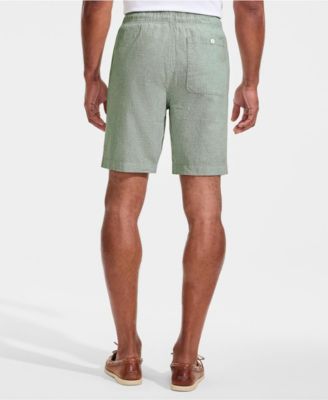 Men's 9" Classic Fit Linen Blend Deck Short