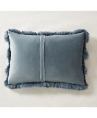 Fur Lumbar 14" x 20" - Blue