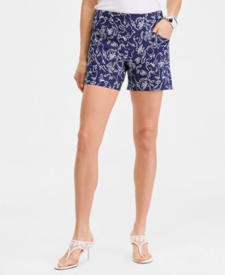 Women's Printed Bengaline Shorts