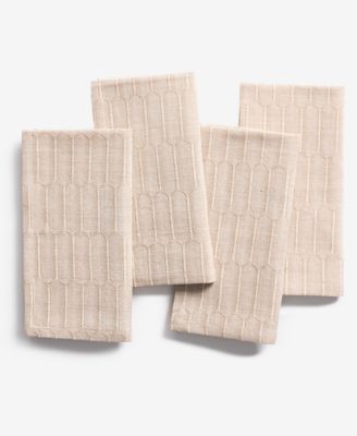 Cotton Textured Napkins, Set of 4