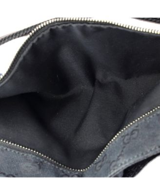 Vintage Double Belt Bag GG Canvas with Leather