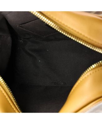 Small FF Logo Stamp Camera Bag Zucca Coated Canvas