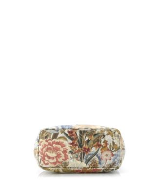 Medium Ophidia Tote Water Flora GG Coated Canvas