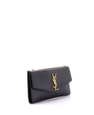 Long Uptown Flap Wallet Leather