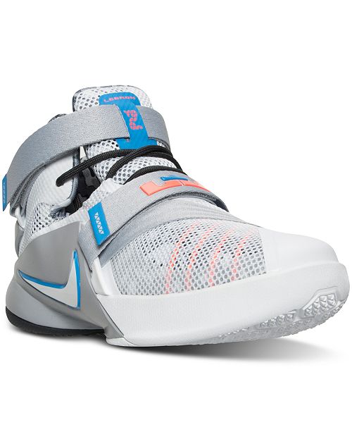 Nike Big Boys Lebron Soldier 9 Basketball Sneakers From Finish