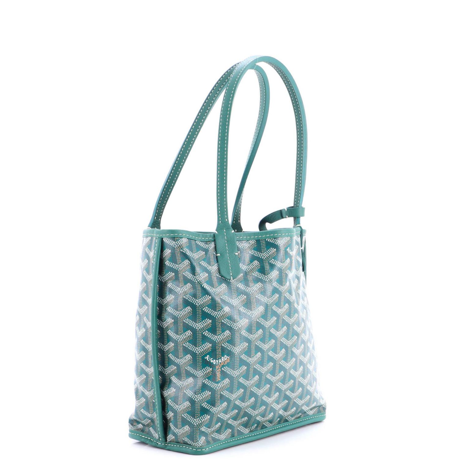 Mini Anjou Reversible Tote Coated Canvas