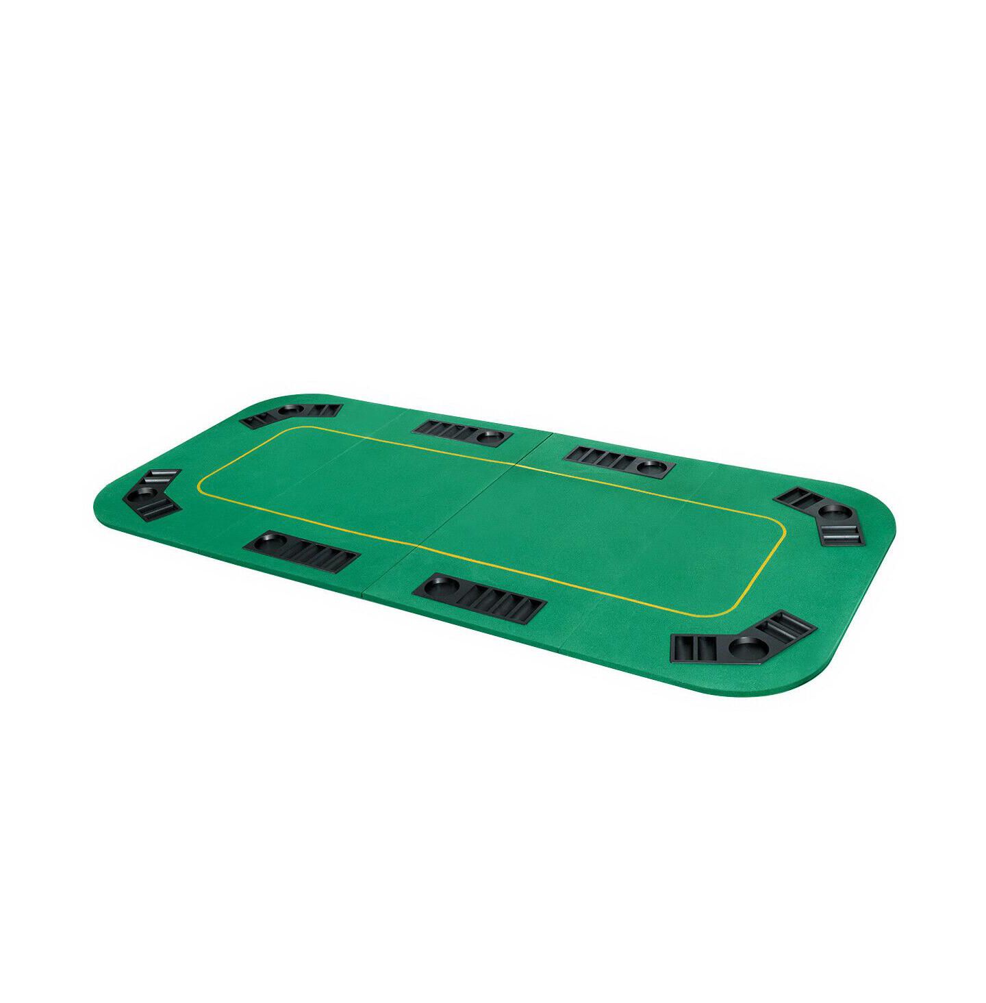 Детские игрушки HONGGE 8-Player Foldable Poker Table Top, Ages 18+, цвет: Зелёный — фото 3