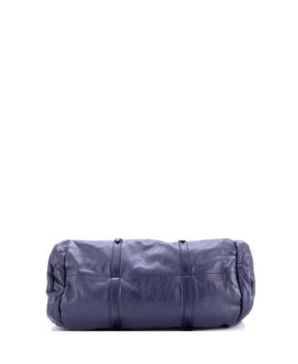 Double G Side Pocket Duffle Bag Leather