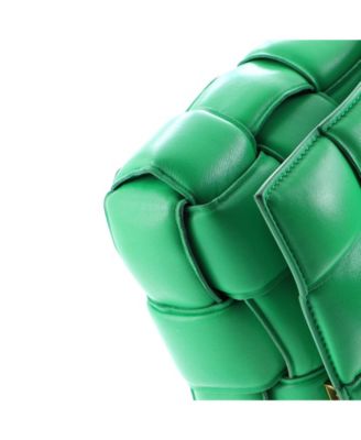 Cassette Chain Crossbody Bag Padded Maxi Intrecciato Leather