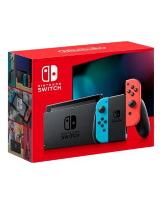 Switch Neon Bundle With Accessories and Super Smash Bros Game