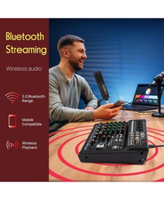 8-Ch Digital Audio Mixer with Bluetooth and DSP Effects (PMX408ST)