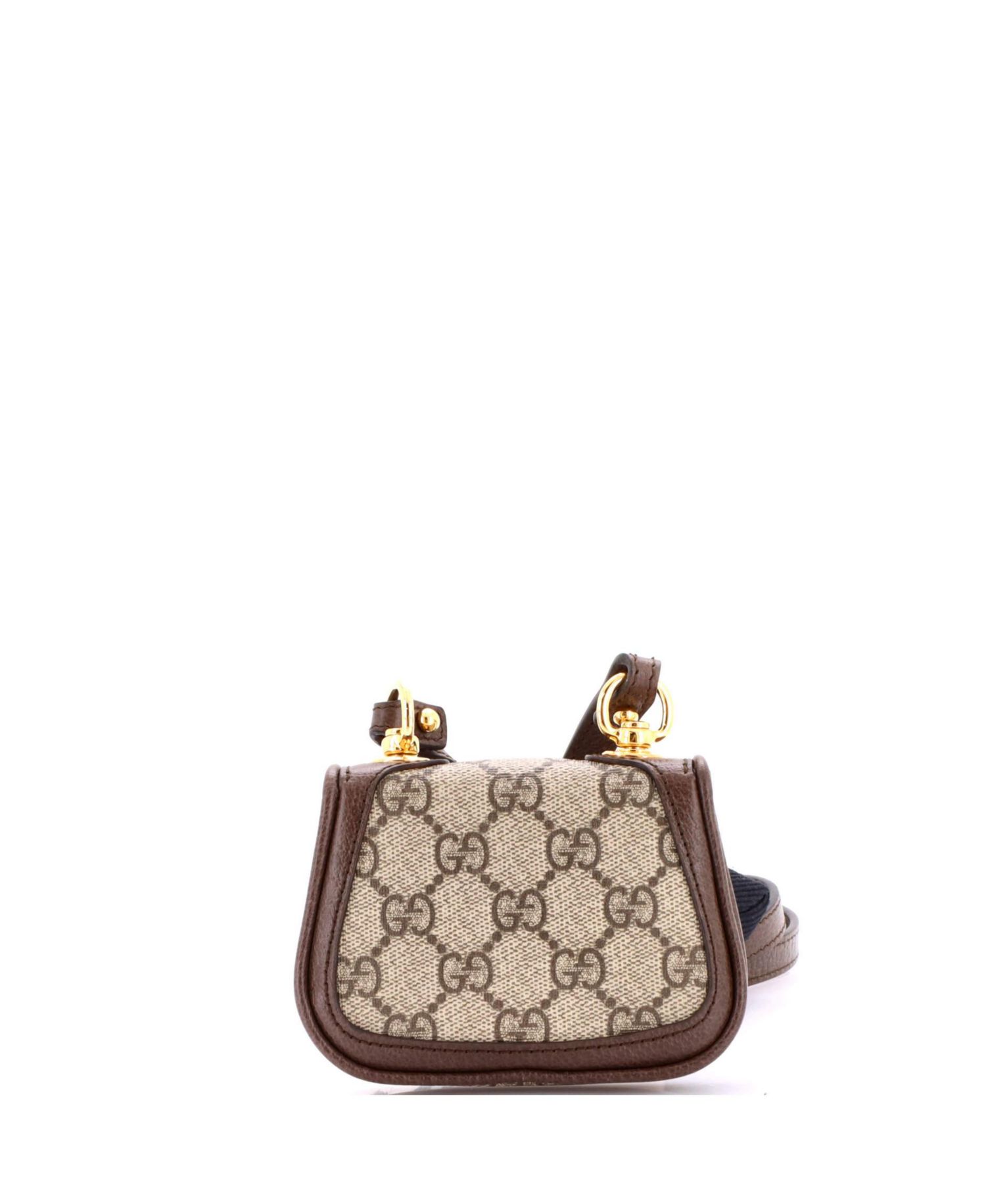 Blondie NM Card Case Wallet with Strap GG Coated Canvas