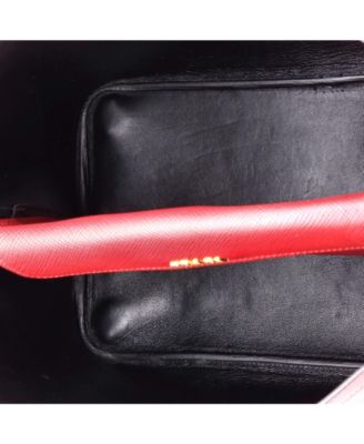 Large Cuir Double Tote Saffiano Leather