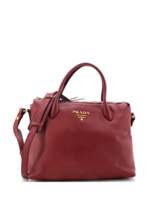 Medium Dual Strap Zip Tote Vitello Daino