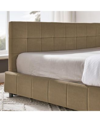 Full Size Velvet Tufted Daybed Backrest