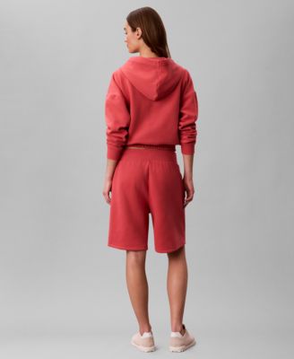 Women's Fleece Mid-Rise Shorts
