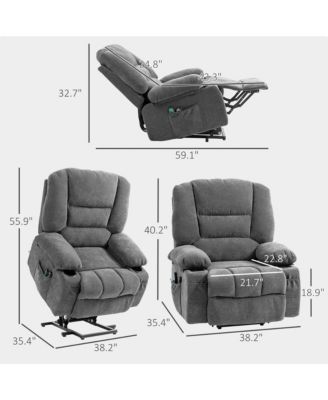Power Lift Recliner Chair with Vibration Massage and Heat