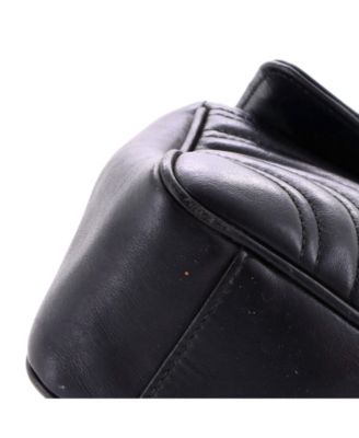 Medium GG Marmont Flap Bag Matelasse Leather