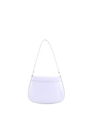 Small Cleo Flap Shoulder Bag Spazzolato Leather