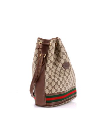 Medium Ophidia Bucket Bag GG Coated Canvas