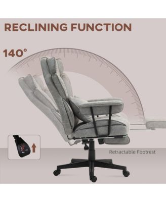 Executive Office Chair for Big and Tall with Lumbar Support and Foot Rest