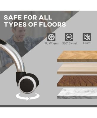 Vibration Massage Office Chair with Heat and Footrest