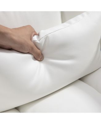 Executive Office Chair PU Leather Ergonomic Desk Chair Reclining Footrest Lumbar Support