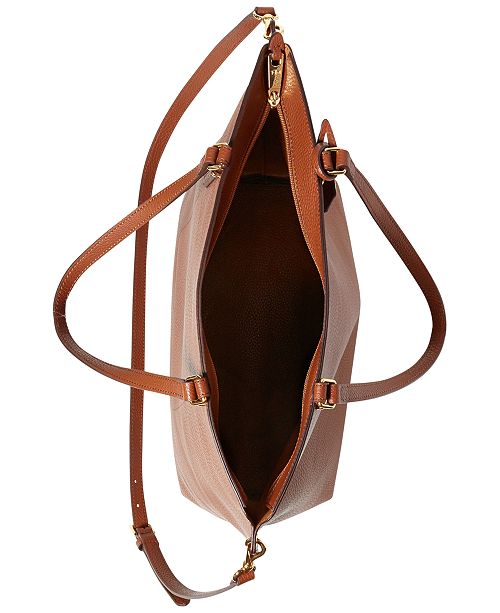 Lauren Ralph Lauren FauxLeather Medium Abby Tote Handbags