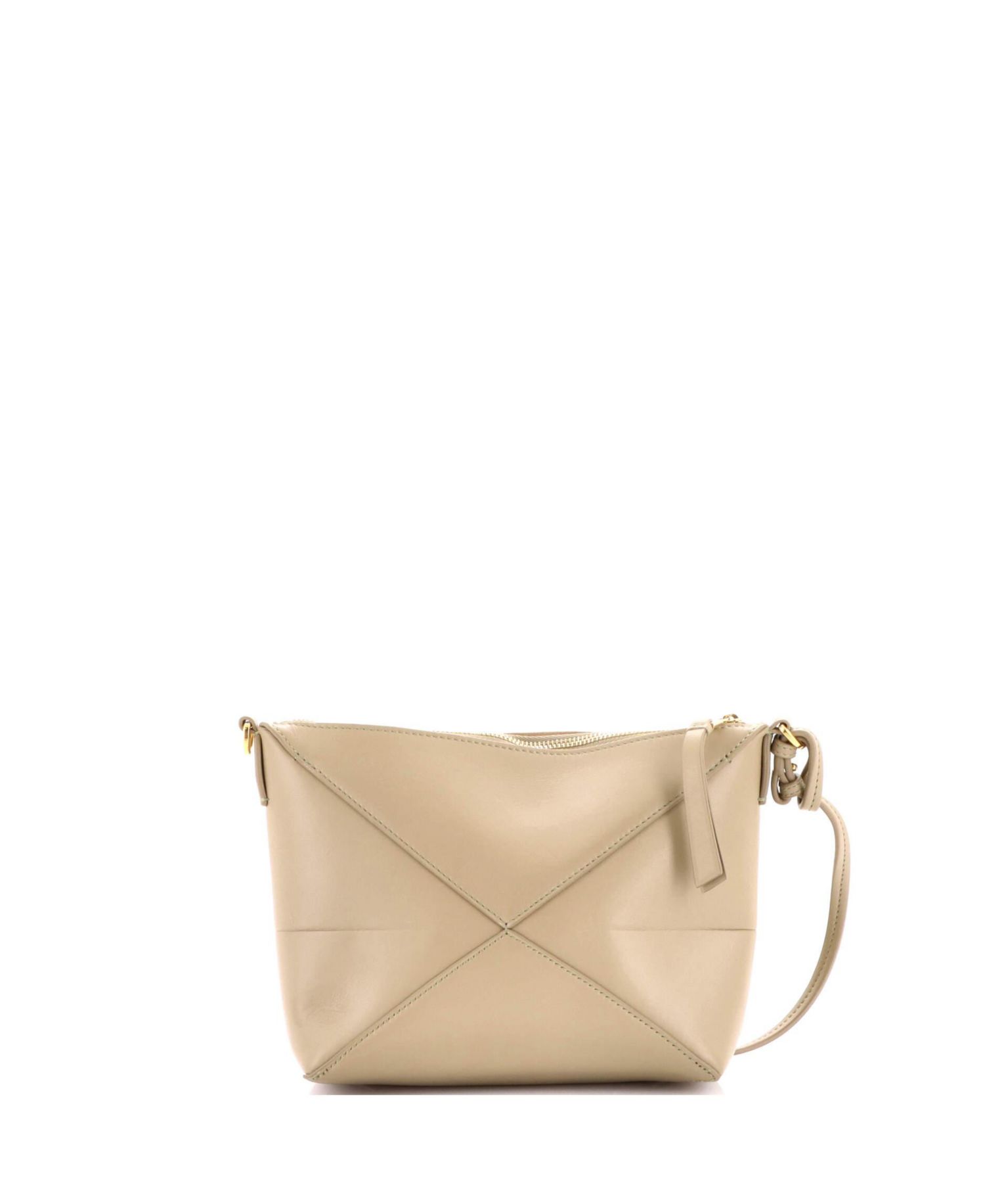 Puzzle Pouch Bag Leather