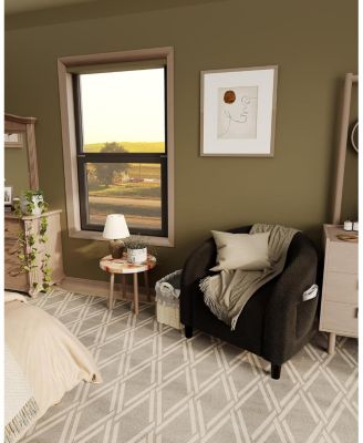 Accent Chair Living Room Chairs Barrel Boucle Chairs Comfy Armchairs for Bedroom Reading Room Reception Chairs