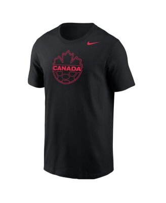 Men's Black Canada Soccer Crest T-Shirt