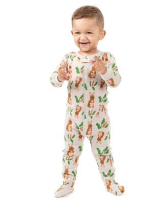 Baby Matching Family Footed Cotton Easter Pajamas 03M-24M