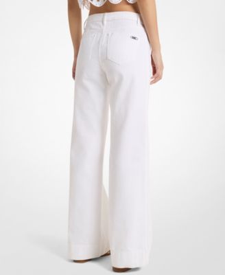 MICHAEL Women's High-Rise Bootcut Cotton Jeans