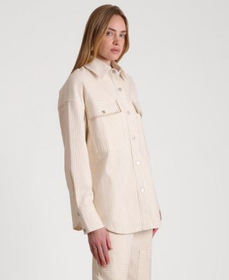 Women's Collared Oversized Shirt