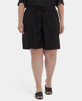 Plus Size Breezy Bermuda Drawstring Shorts