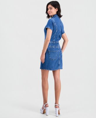 Women's Janna Short-Sleeve Denim Dress