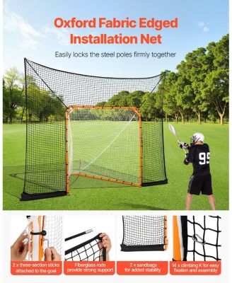 12 x 9 Ft Lacrosse Goal Backstop Net