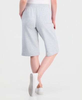 Women's Mid Rise Sweatpant Bermuda Shorts