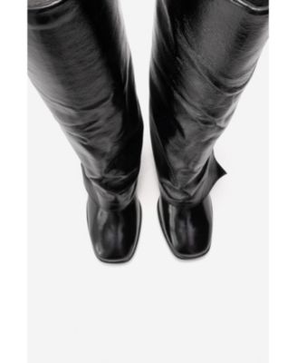 Women's Lojo Leather Block Heel Boot