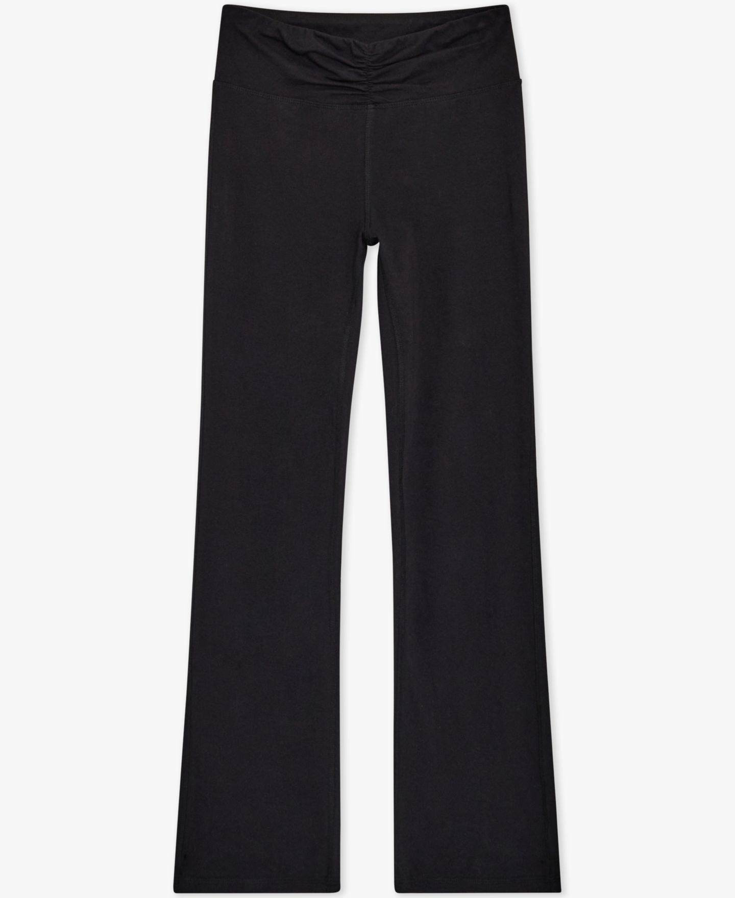 Детские хлопковые леггинсы Champion расклешённые для девочек 7-16, цвет: Чёрный — фото 5