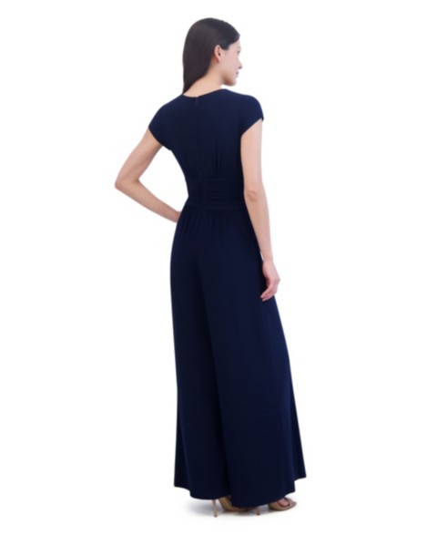 Женские Vince Camuto Twist-Front Plunge Jumpsuit