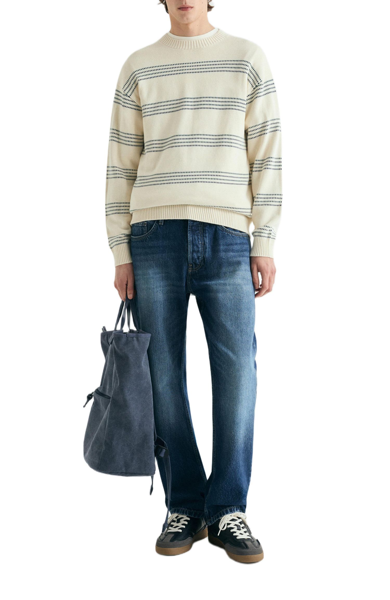 Women's Retro Striped Sweater