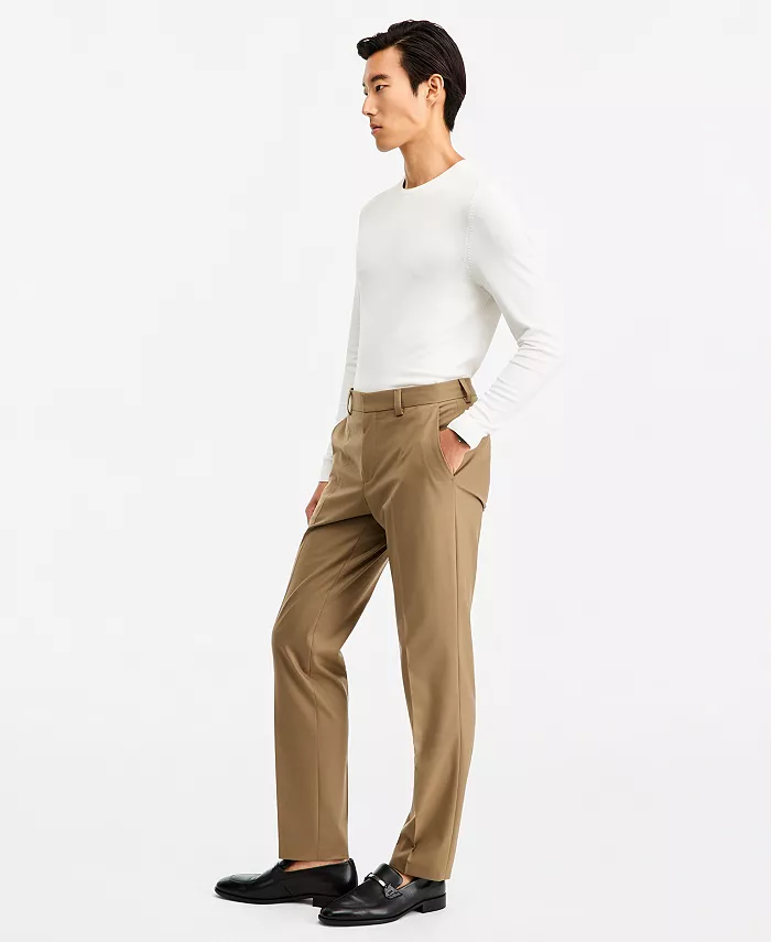 Men's Modern-Fit Solid Suit Pant - thumbnail 2