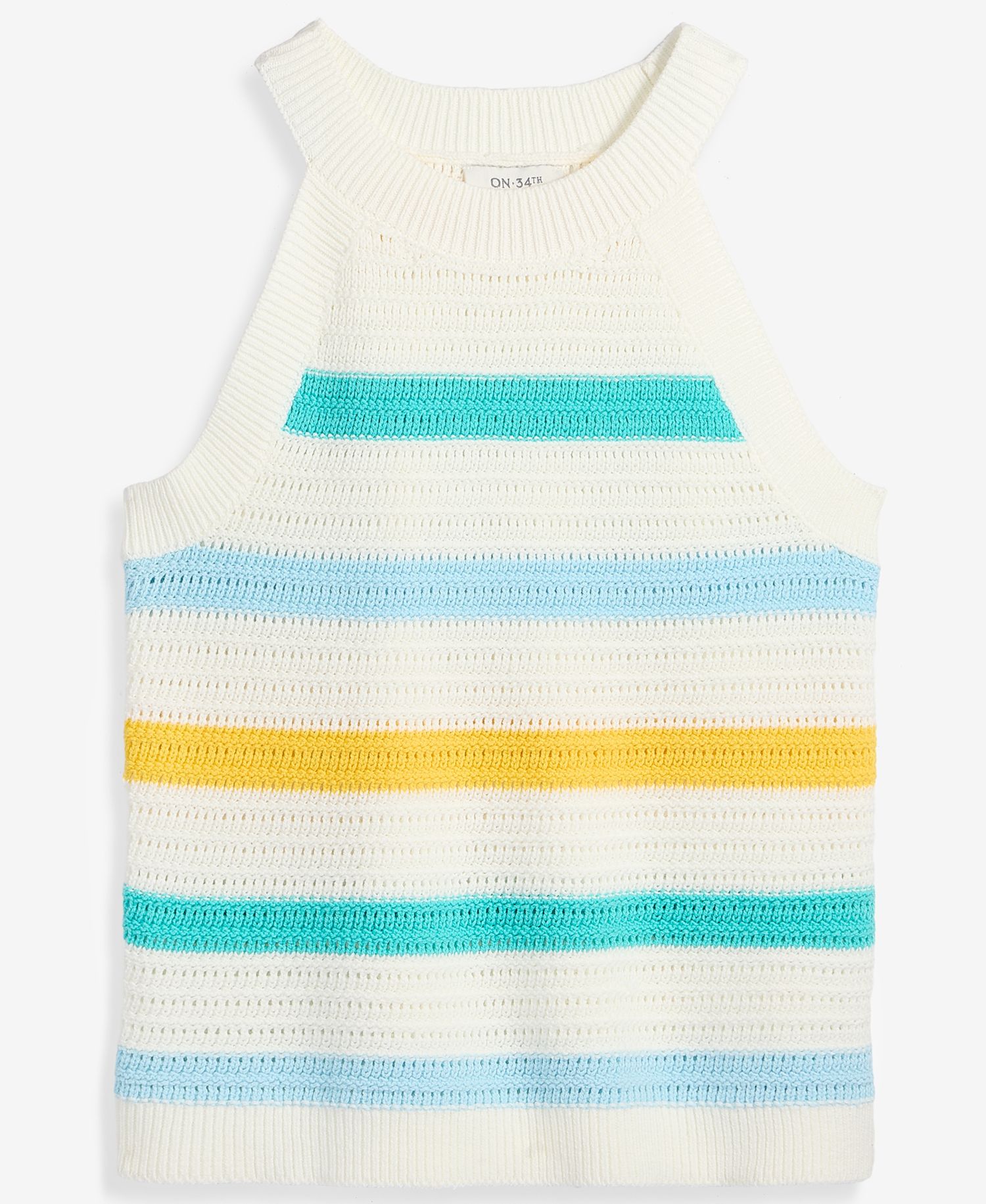 Women's Pointelle Stitch Sweater Tank
