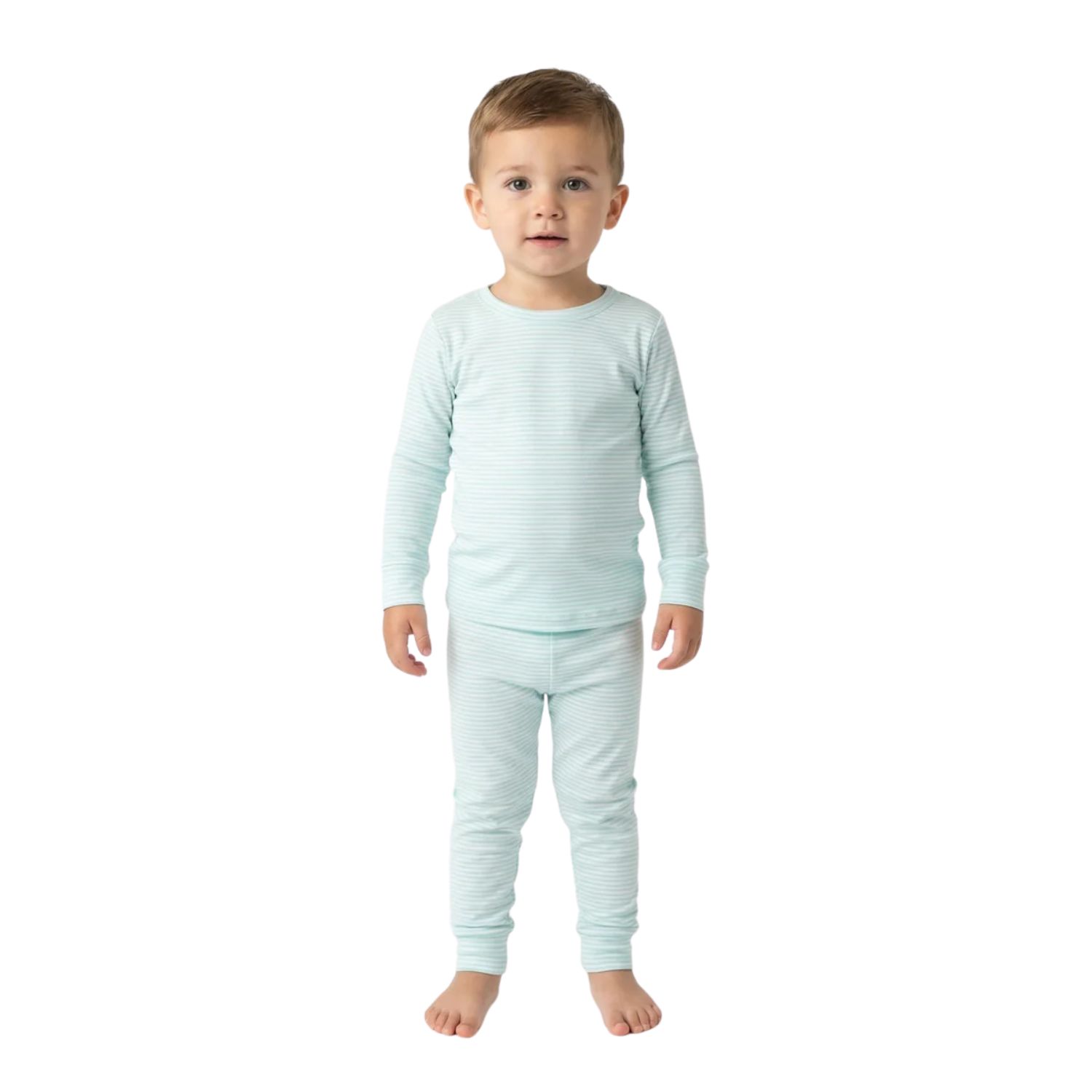 Baby Boys Cloud Stripe Pajama Set