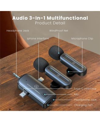 EOS R50 V Mirrorless Camera Body | 4K Video, Dual Pixel AF, Flip Screen | Vlogging Kit w/ Wireless Lavalier Microphone Set, Octopus Flexible